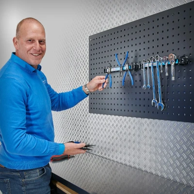 Afbeelding van Datona Magneetstrip Voor Gereedschapsbord 25 Cm (set Van 2 Stuks) Zwart