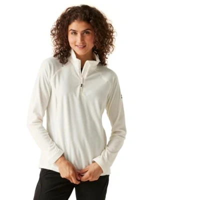 Afbeelding van Regatta Montes Lightweight fleece met halve rits, IJsbeer (wit), maat 36, 36
