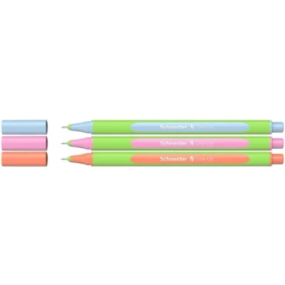 Afbeelding van Schneider fineliner Line Up 0,4mm pastel blister 3 stuks S 79130