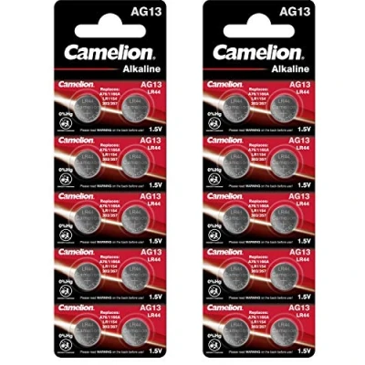 Afbeelding van Camelion Plus alkaline knoopcel AG13/LR44/LR1154/357 20er