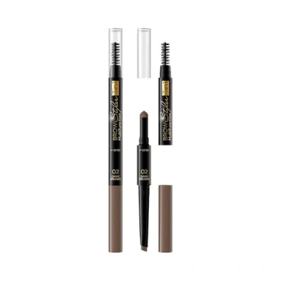 Afbeelding van Eveline Cosmetics Brow Styler 3in1 Multifunction 02 Dark Brown