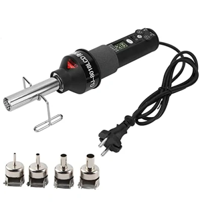 Afbeelding van 220V 450W LCD Verstelbare Elektronische Warmte Hete Lucht Gun Desolderen IC Solderen Station SMD BGA