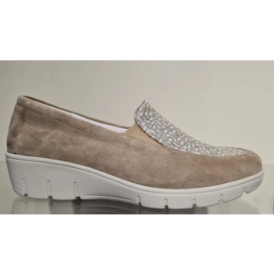 Afbeelding van Semler Instapper Beige Combi J7255 133 028