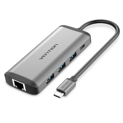 Afbeelding van Hub USB Vention CNDHB Zilverkleurig