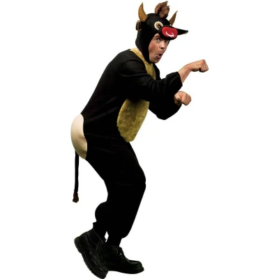 Afbeelding van Widmann Koe &amp; Stier Kostuum Grappige XL Man Zwart Large Carnavalskleding Verkleedkleding