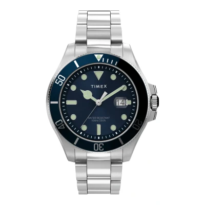 Afbeelding van Timex Harborside Coast Horloge silvercoloured, Heren, Maat: One Size, Silver coloured