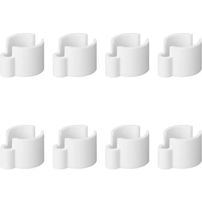Afbeelding van Pro Plus Kabelclip Set Kunststof Geschikt voor Buis Ø 22 32 mm Wit 8 stuks