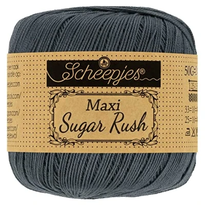 Afbeelding van Scheepjes Maxi Sugar Rush 393 Charcoal Garen 1x50g