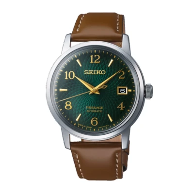 Afbeelding van Seiko Presage herenhorloge Automaat Analoog 38,5 mm SRPE45J1