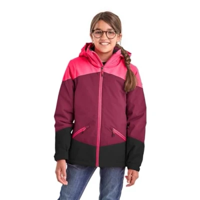 Afbeelding van killtec meisjes Outdoorjack/functioneel jack met capuchon KOW 195 GRLS JCKT, blackberry, 176, 38510 000