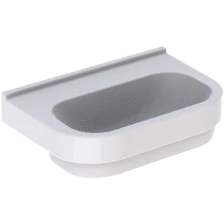 Afbeelding van Geberit 300 Basic wastafel compact 60 x 40 cm wit z/kraangat/overl.