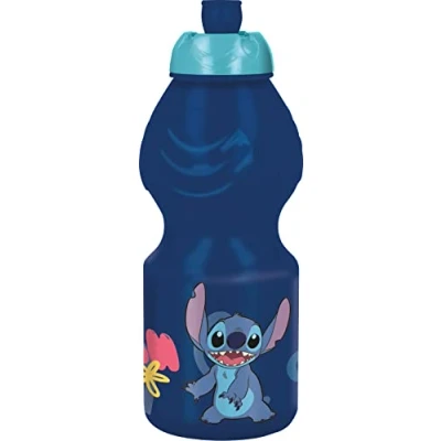 Afbeelding van ALMACENESADAN, Stitch herbruikbare plastic fles, BPA vrij, inhoud 400 ml