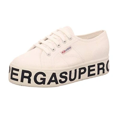 Afbeelding van Superga 2790 cotw Printedfoxing gymschoen voor dames, wit, 37 EU
