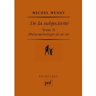 Afbeelding van ISBN De La Subjectivite T2 Phenomenologie Vie, Filosofie, Frans, Paperback