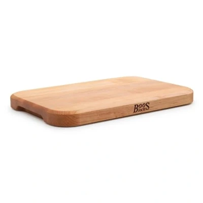 Afbeelding van Boos Block Chop N Serve 30,5 x 20 2,5 cm multifunctionele planken hakblok esdoorn snijplank hout serveerplank antibacterieel ontbijtplankje houten lunchplank