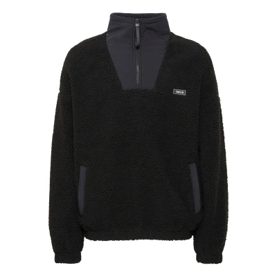 Afbeelding van Solid Markmann Fleece trui, Heren, Maat: Large, True black