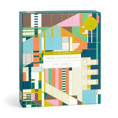 Afbeelding van Frank Lloyd Wright Hillside Curtain 1500 Piece Foil Puzzle