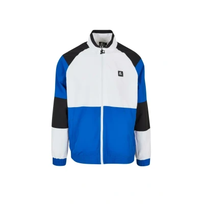 Afbeelding van Starter Retro Lichte jas, Heren, Maat: Small, White cobaltblue black