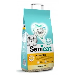Afbeelding van Sanicat Kattenbakvulling Clumping 10 liter
