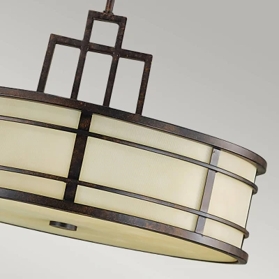 Afbeelding van Landelijke Hanglamp Steady Lighting Metaal Landelijk E27 L: 53.3cm Voor Binnen Woonkamer Eetkamer Zilver