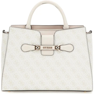 Afbeelding van GUESS Handtas Schoudertas Nolana Girlfriend Satchel Dove Logo Roze