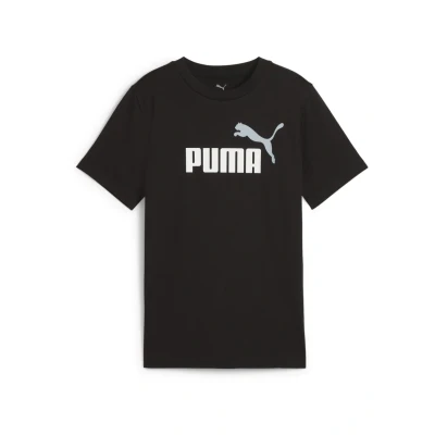 Afbeelding van Essentials Colour No.1 logo T shirt voor Heren, Zwart, Maat 13 14Y PUMA