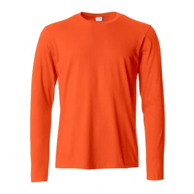 Afbeelding van Clique Basic T L/S 029033 Diep oranje