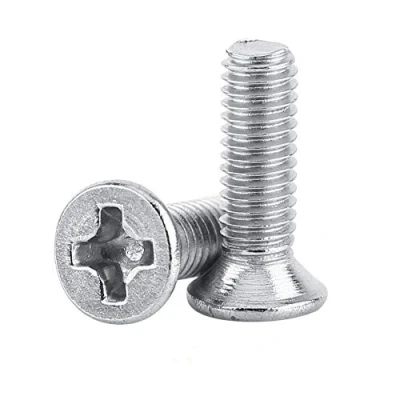 Afbeelding van 100 Stks M3 Platte Kop Verzonken Schroef Sluiting Volledige Draad Rvs SS304 (M3 * 8)