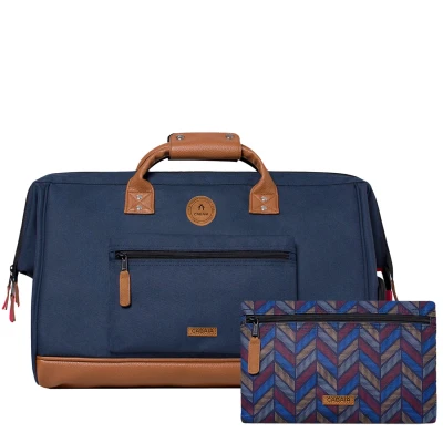 Afbeelding van CABAIA reistas met laptopvak Adventurer Essentials Duffle Bag Chicago donkerblauw