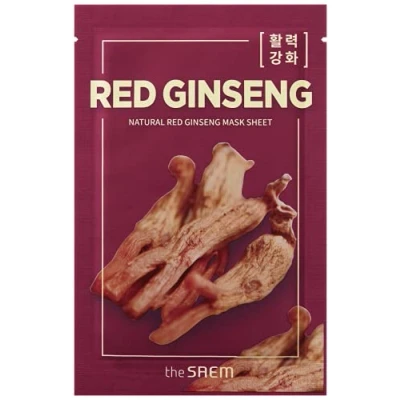 Afbeelding van Natural Red Ginseng Mask Sheet Mascarilla Rojo 21 ml