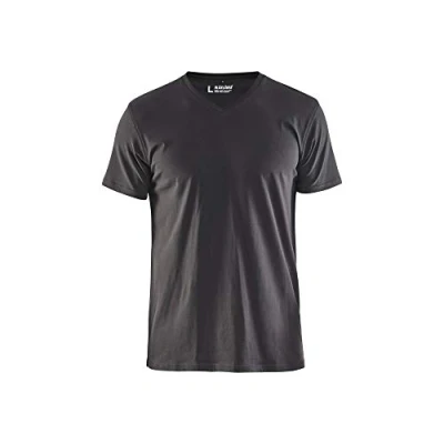 Afbeelding van Blaklader 336010299800L V kraag T shirt, donkergrijs, maat L