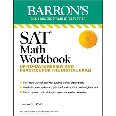 Afbeelding van SAT Math Workbook: Up To Date Practice for the Digital Exam