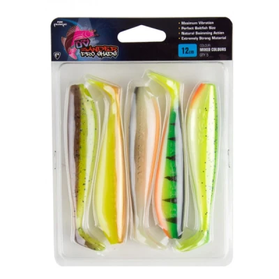 Afbeelding van Fox Rage Zander Pro Shad Ultra UV Packs Mixed 7,5cm (5stuks)