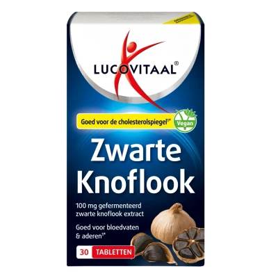 Afbeelding van Lucovitaal Zwarte Knoflook Tabletten 30TB
