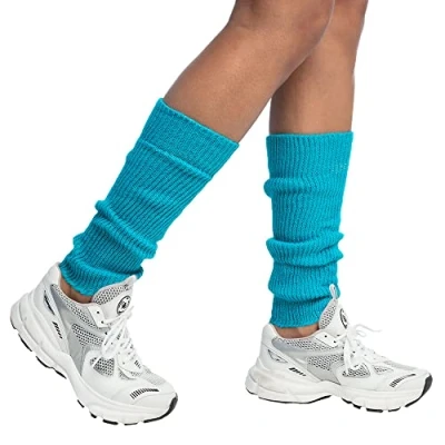 Afbeelding van Boland Beenwarmers Basic Blauw Volwassenen Vrouwen Hippie 80&#039;s &amp; 90&#039;s Disco