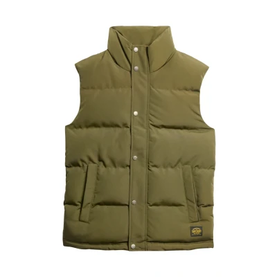 Afbeelding van Superdry Mannen Everest bodywarmer Zonder Capuchon Groen Grootte: Xxl