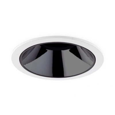 Afbeelding van LED Inbouwspot 10W CREE, Rond, Ø84mm, Kantelbaar, Dimbaar, Wit/Chroom, Warm Wit