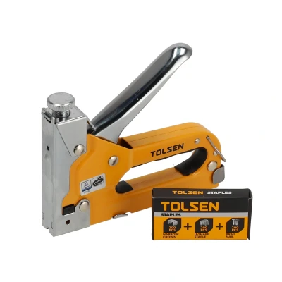 Afbeelding van Tolsen Nietmachine 3 in 1 Nietpistool Handtacker Heavy Duty