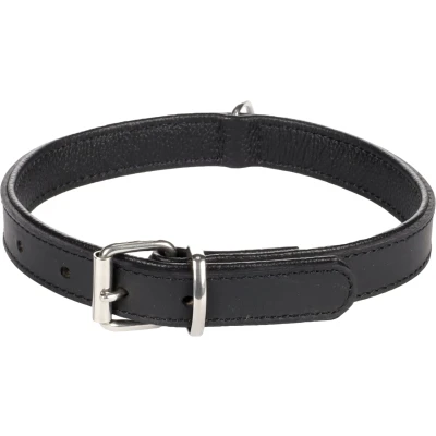 Afbeelding van Halsband Gevoerd Memphis Zwart 38 46 cm x 2,2 5 mm