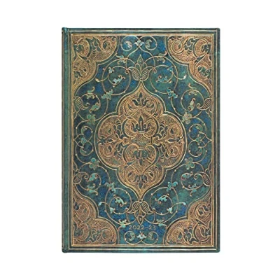 Afbeelding van Paperblanks Agenda&#039;s 13 maanden 2022 2023 Chronicles Turquoise Horizontaal Midi (130 x 180 mm)
