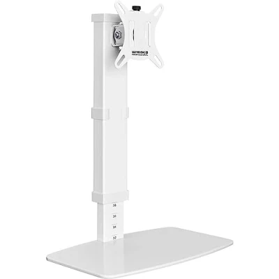 Afbeelding van SpeaKa Professional SP TMS 201 Monitorvoet 1 voudig 43,2 cm (17) 81,3 (32) Wit In hoogte verstelbaar, Kantelbaar en zwenkbaar