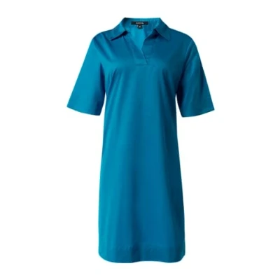 Afbeelding van comma Damesjurk, Blue Green 6264, 34