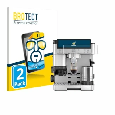 Afbeelding van BROTECT Screenprotector voor Ninja Luxe Café Pro ES701EU Folie Beschermfolie transparant (2 Stuks)