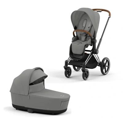 Afbeelding van Cybex Platinum Priam Lux Reiswieg Mirage Grey