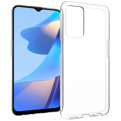 Afbeelding van Oppo A54s Hoesje Siliconen en TPU (zacht) Accezz Softcase/Backcover Transparant Telefoonhoesje