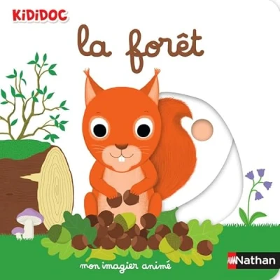 Afbeelding van Mon imagier animé Kididoc la forêt nouvelle édition Dès 1 an