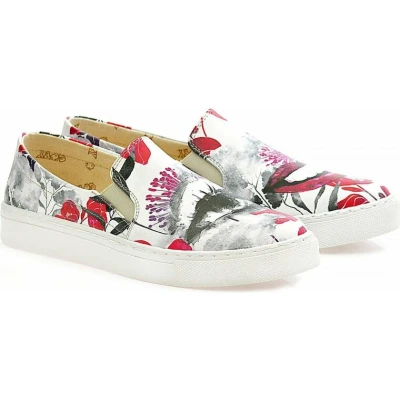 Afbeelding van GOBY Eye &amp; Mouth Sandalen Schoenen Hoge kwaliteit Handmade Meisjesprint Maat 37