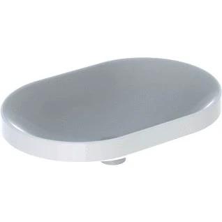 Afbeelding van Geberit VariForm inbouwwastafel ellips wit (60 x 40 cm) zonder