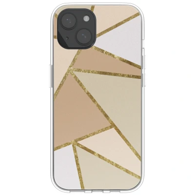Afbeelding van imoshion hoesje Geschikt voor iPhone 15 Design Graphic Beige