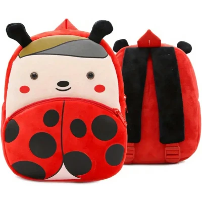 Afbeelding van Nivard Kinder Rugzak Jongen Meisje Schooltas Backpack Lieveheersbeestje